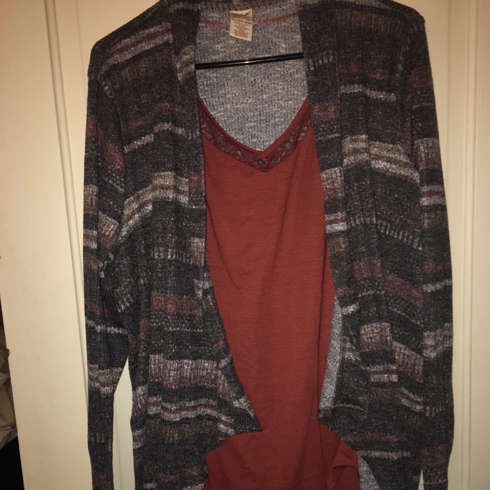 Cardigan t shirt  combo